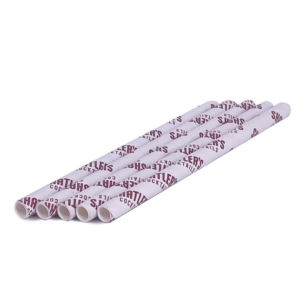 Pajita de papel personalizada CLASSIC. Ø0,6 cm