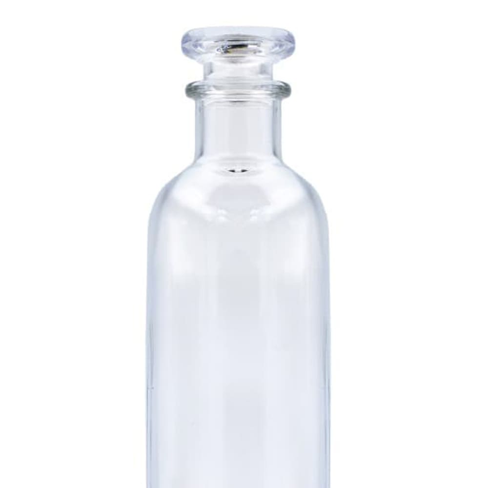 Botella de cristal alta BOTIK con tapón transparente