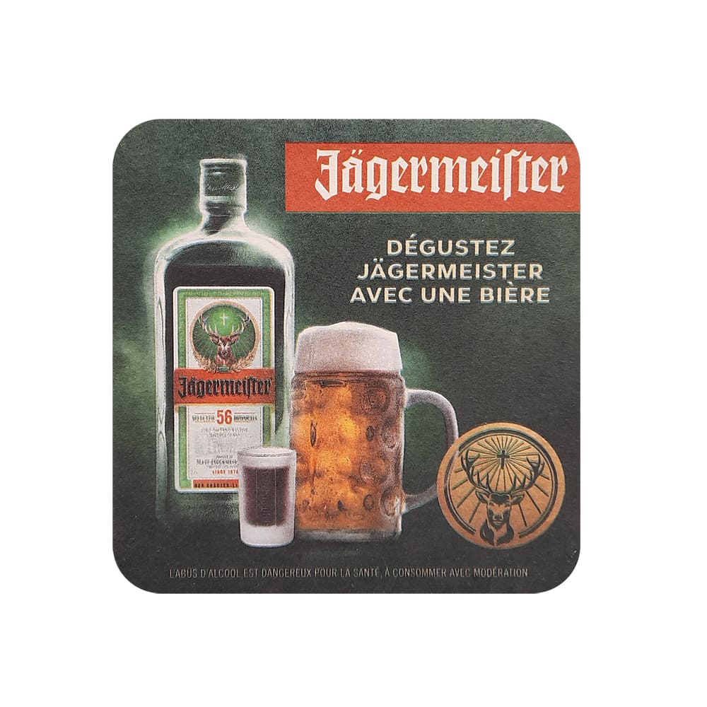 Posavasos cuadrado personalizado a todo color de 93 mm