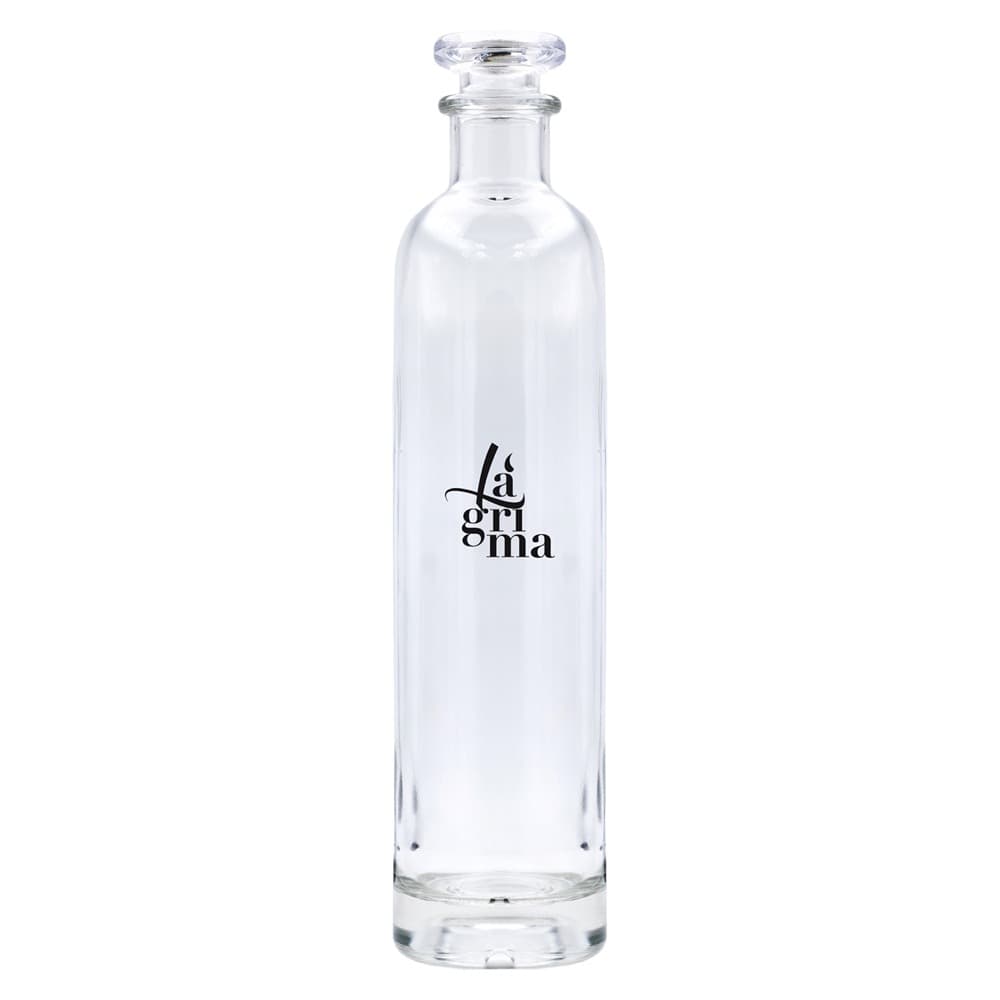 Bottiglia alta in vetro BOTIK con tappo trasparente.