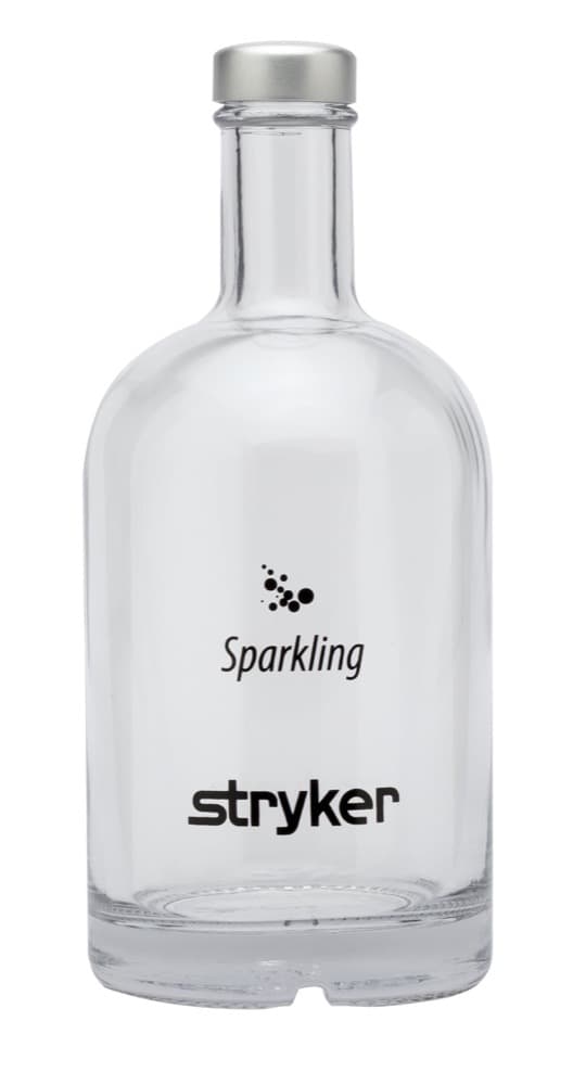 Glass bottle with silver or black cap NOCTURNE.