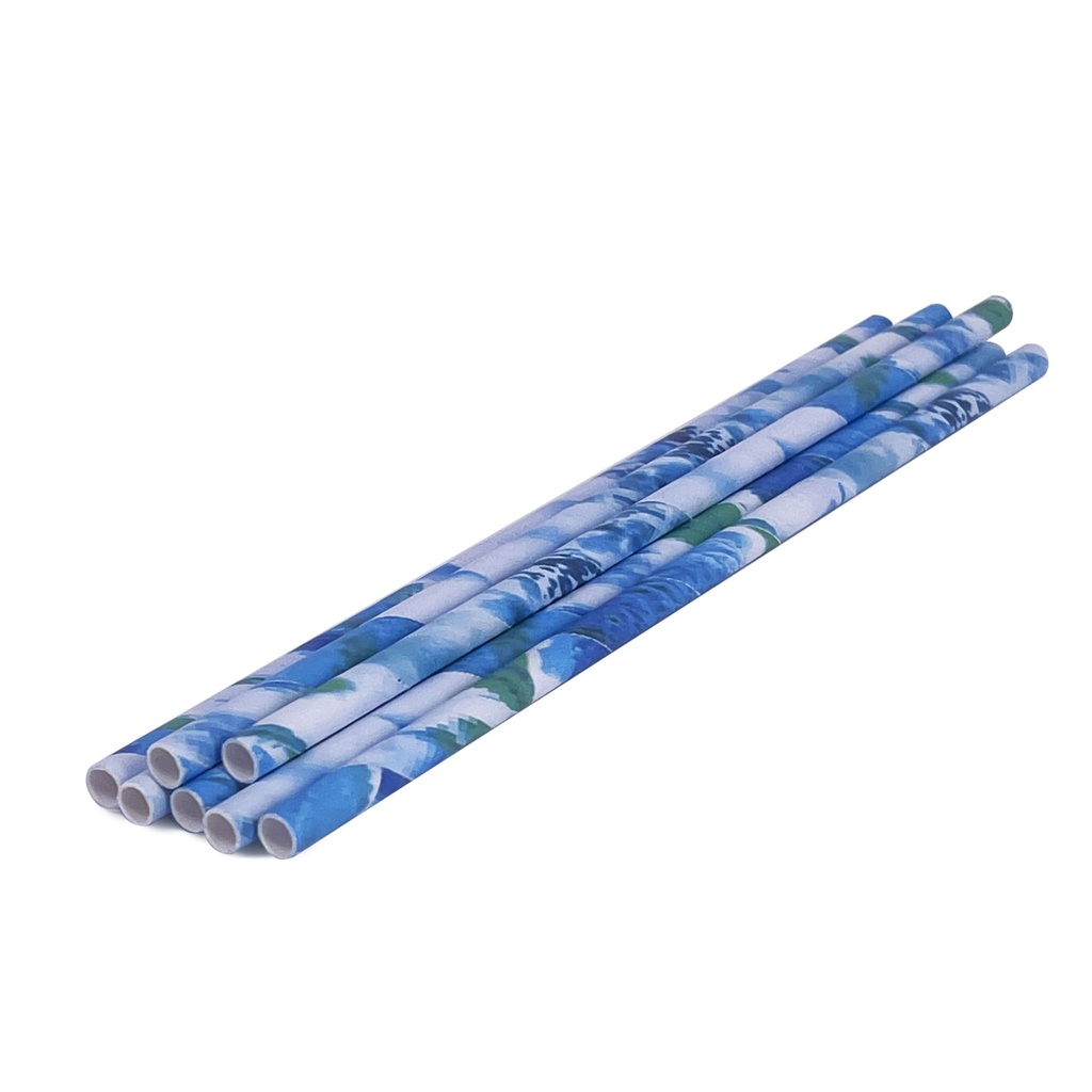 Pajita de papel personalizada CLASSIC. Ø0,6 cm