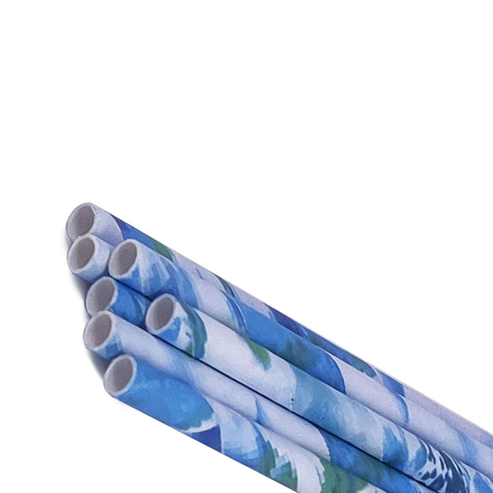 Pajita de papel personalizada CLASSIC. Ø0,6 cm