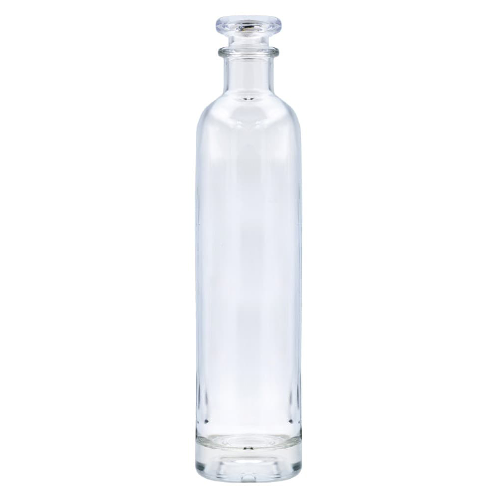 Botella de cristal alta BOTIK con tapón transparente