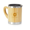 VEGA. Taza térmica de bambú con tapa de 30cl