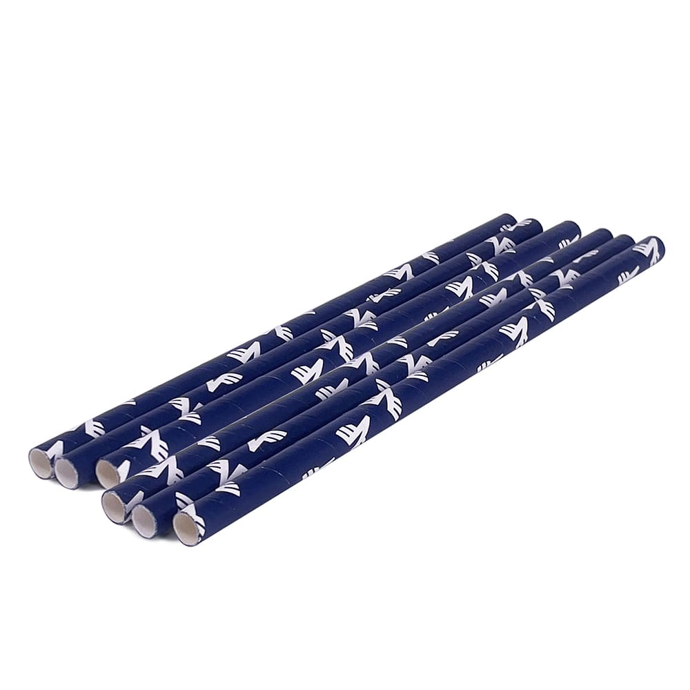 Pajita de papel personalizada WIDE. Ø0,8 cm