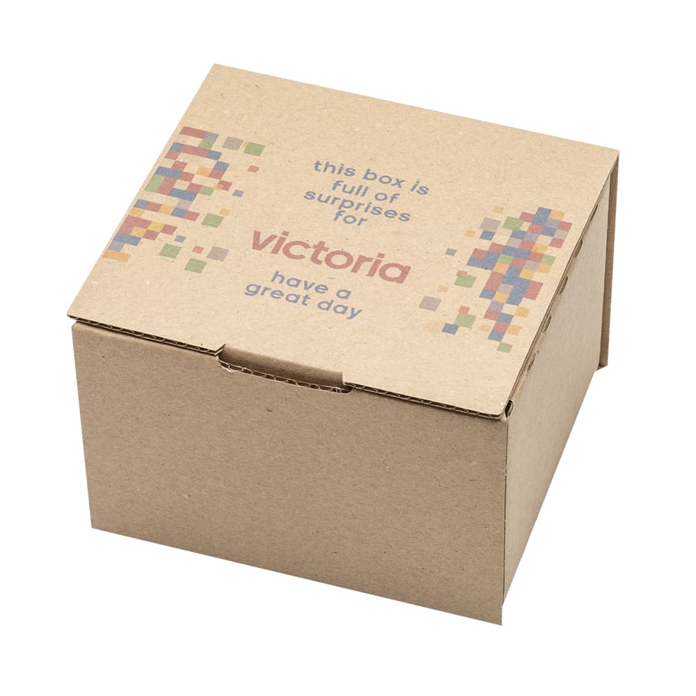 Tipo A. Caja cartón marrón