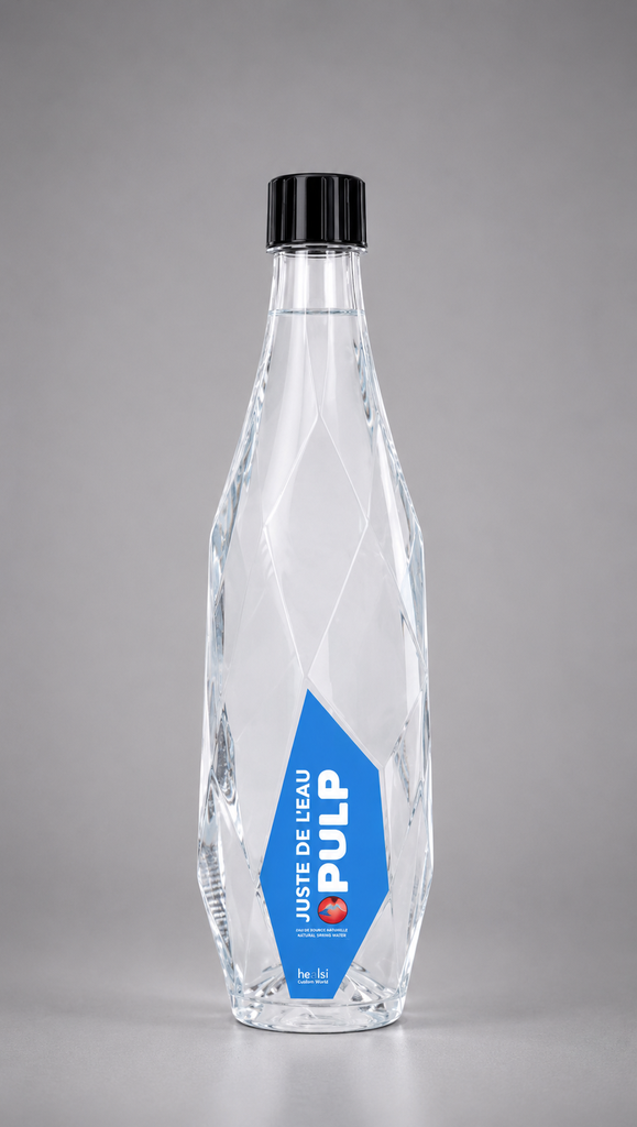 Botella de agua de cristal personalizada Healsi