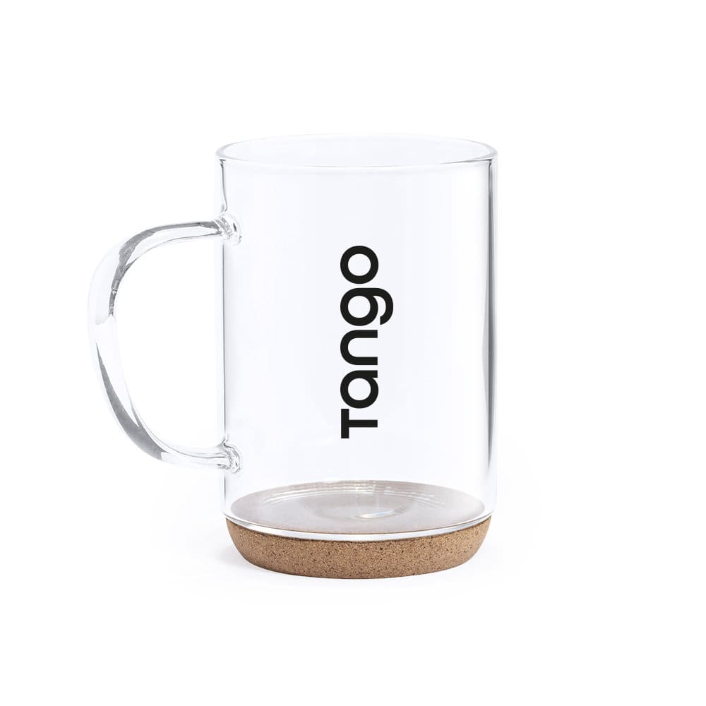 Glastasse mit Korkboden HEZE, 450ml 