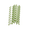 Pajita de papel de colores standard  Ø0,6x20 cm