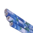 Pajita de papel personalizada WIDE. Ø0,8 cm