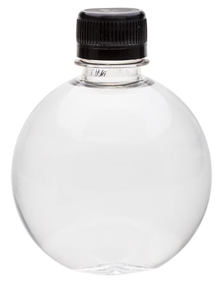 Bottiglia rPET d'acqua tonda personalizzata da 33cl