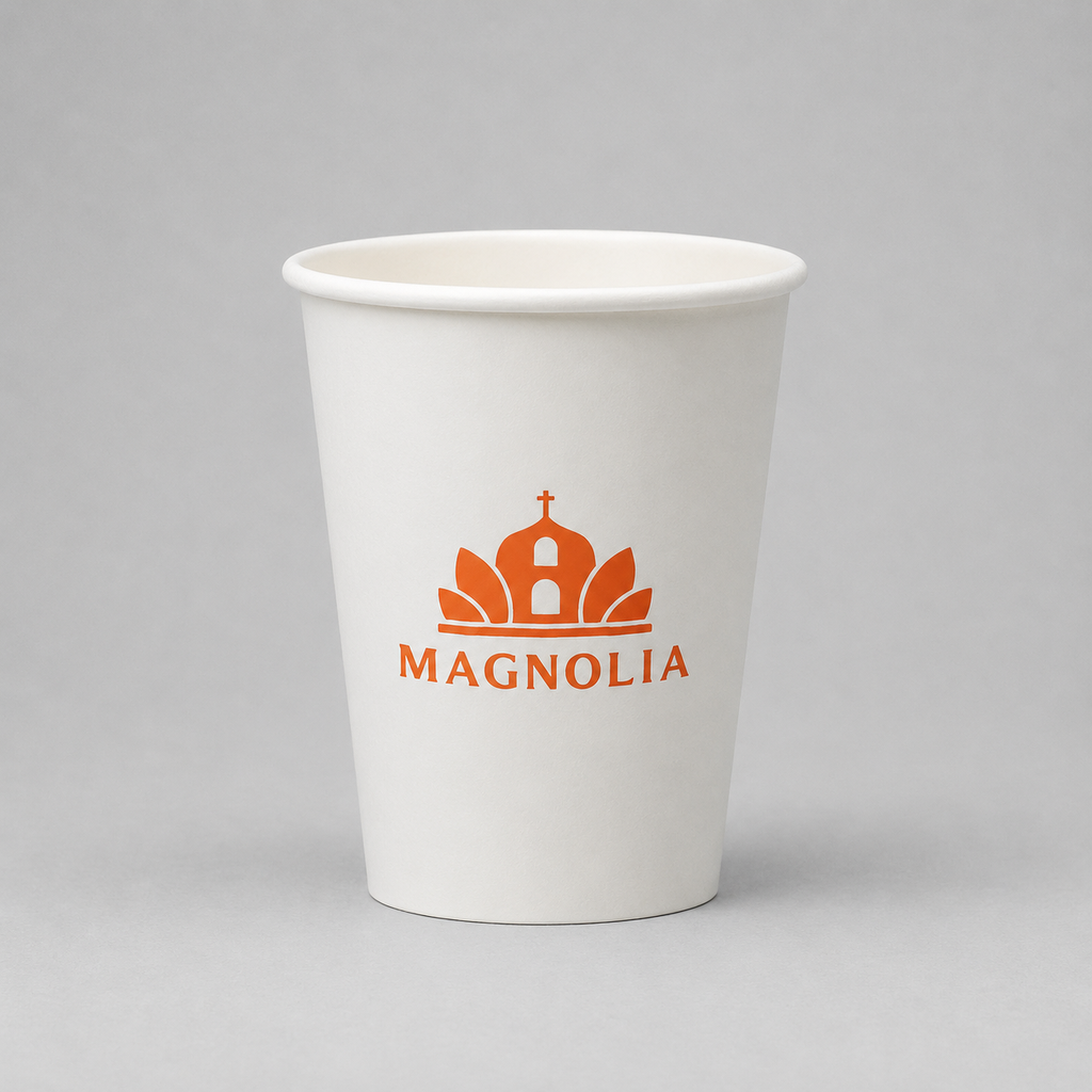 Vaso de cartón ecológico personalizado. 0% plástico