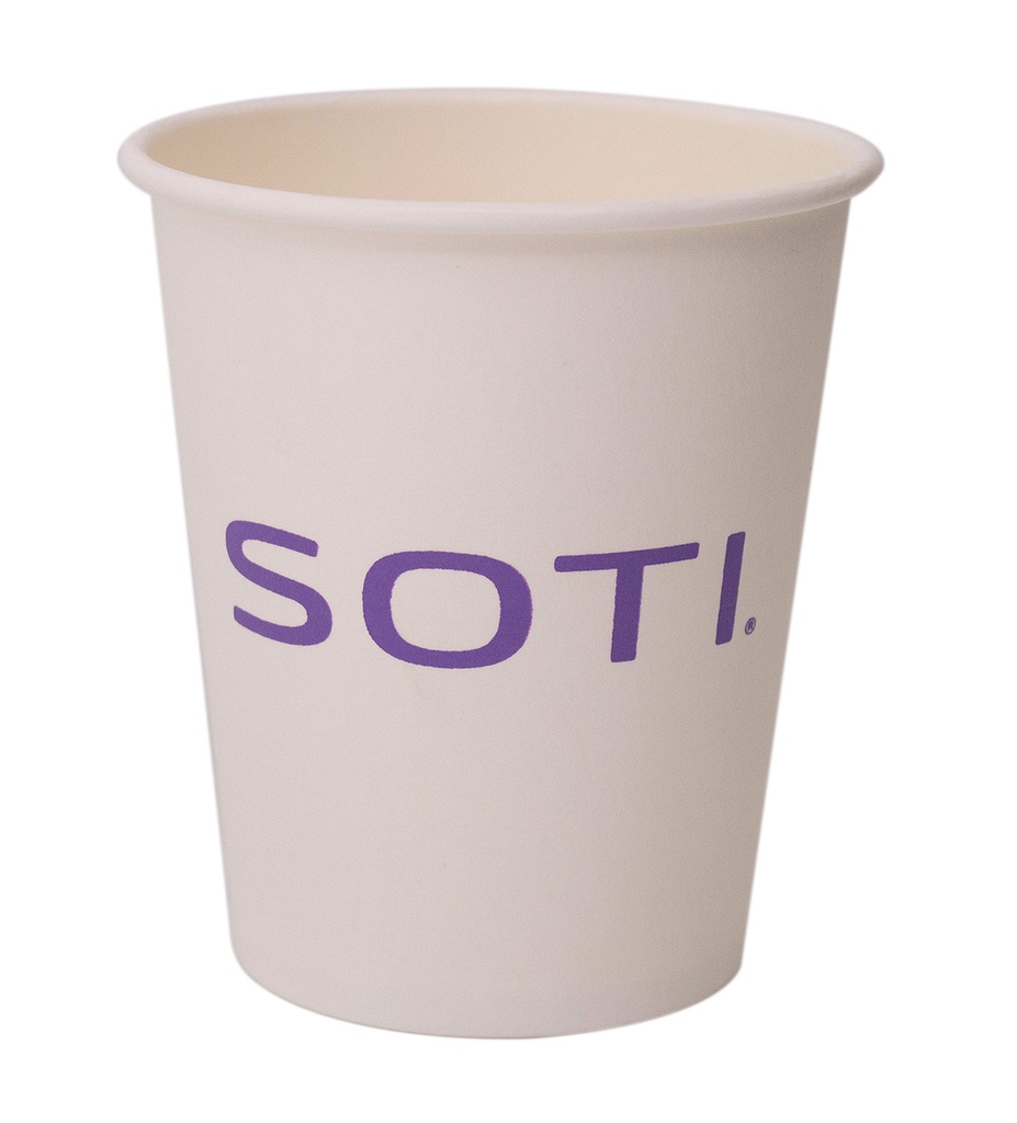 Vaso de cartón ecológico personalizado. 0% plástico