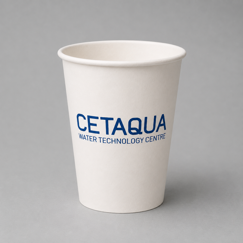 Vaso de cartón ecológico personalizado. 0% plástico