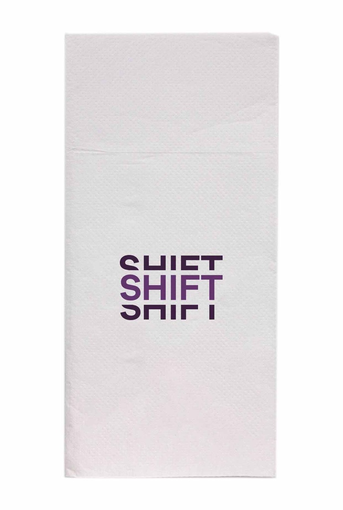 Servilleta canguro personalizada 40x40 cm - Plegada 10x20cm