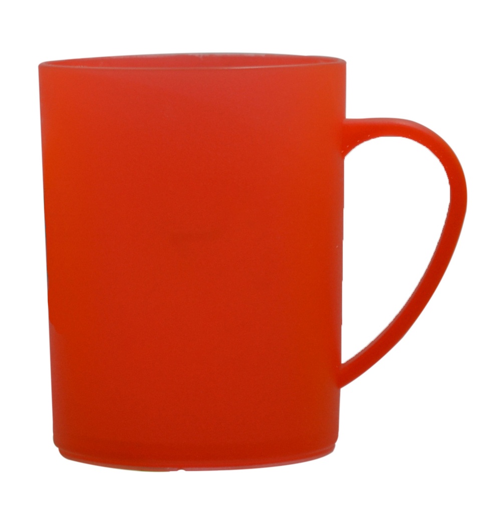 WASAT. Taza de plástico de colores variados de 370ml