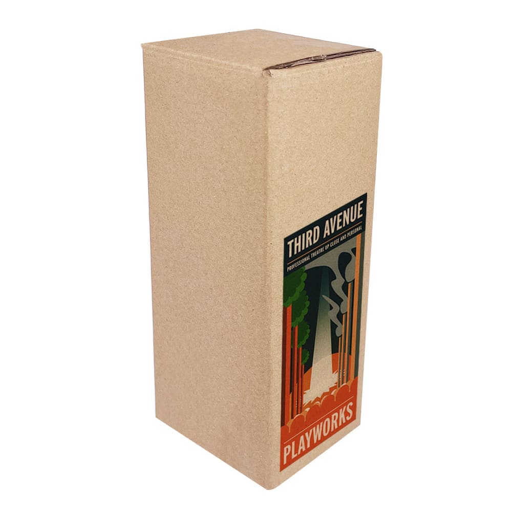 Cajas de cartón kraft reciclado para tazas y botellas