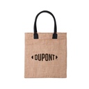 Borsa in iuta con manico medio in diversi colori KELUZ.