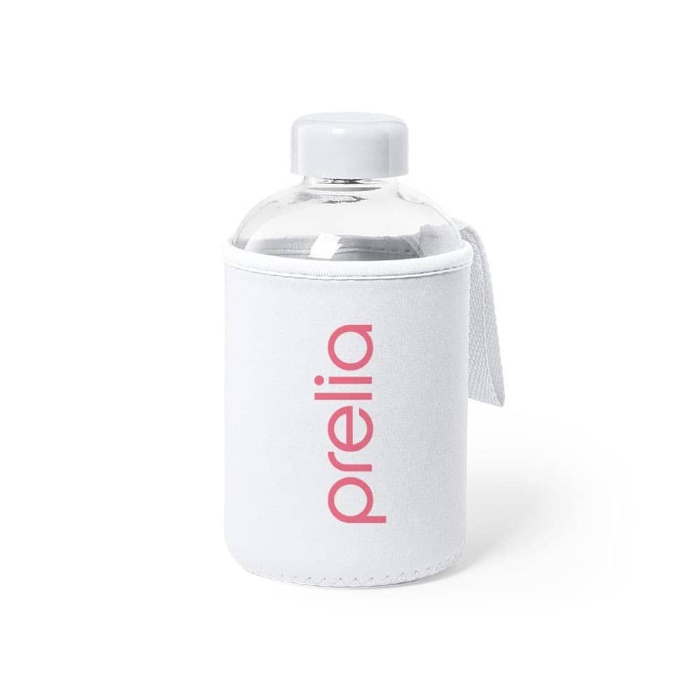 Bottiglia in vetro da 540 ml con custodia colorata FUNI.