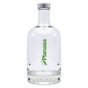 Botella de cristal NOCTURNE con tapón plateado o negro