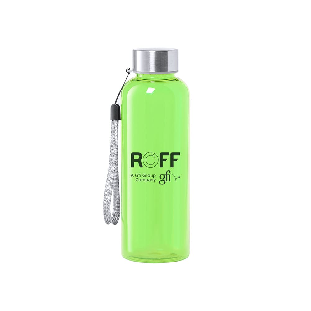 GIZMO. Bidón de 500ml de plástico de colores con tapón inox