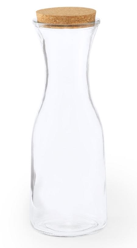 Botella de cristal ROPER de 1 l con tapón de corcho