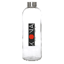 Mae 1 l. Botella de vidrio 1 l con tapón plateado o madera