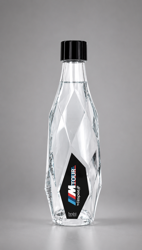 Botella de agua de cristal personalizada Healsi