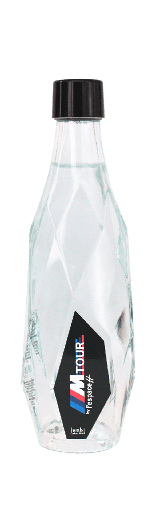 Botella de agua de cristal personalizada Healsi