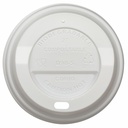 Tapa ecológica en PLA para vasos de cartón