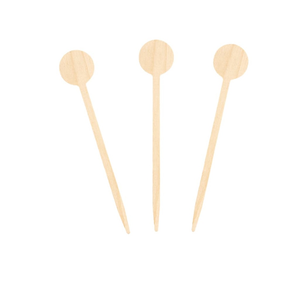 Agitador Long Drink 15 cm en madera natural