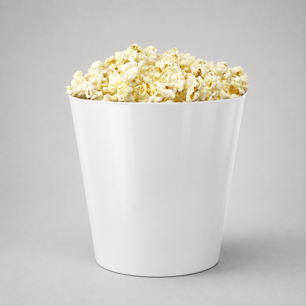 Cubo para palomitas 2,5l. Reutilizable