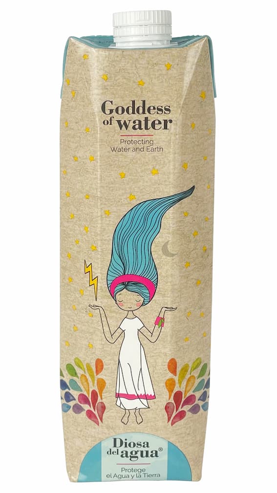 Eau en carton personnalisée