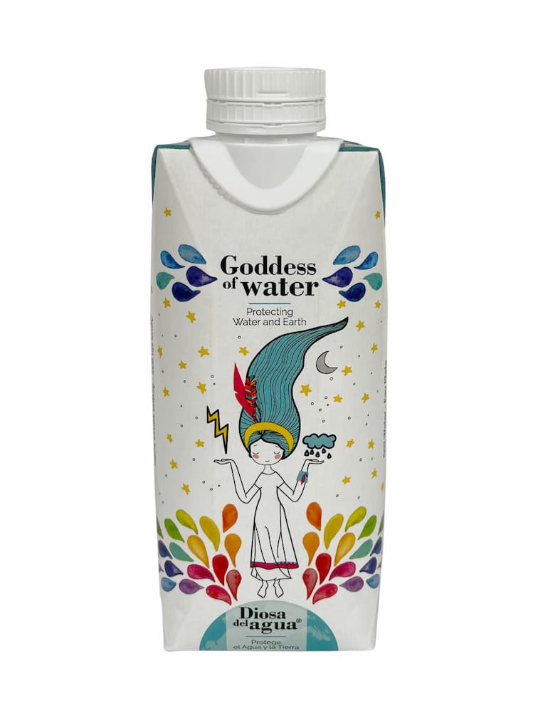 Goddess of Water, eau en carton