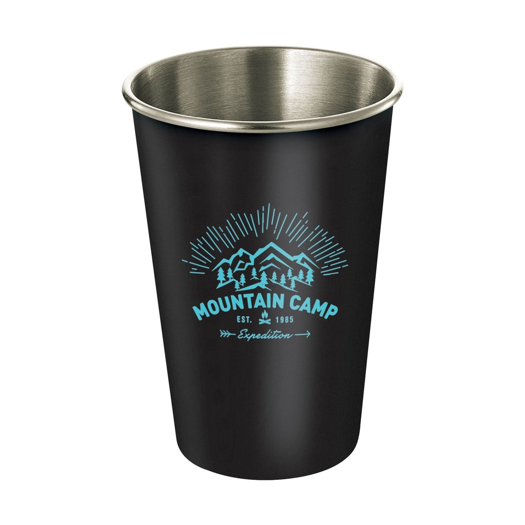 Vaso metálico de acero inoxidable personalizado de 350 ml o 500 ml
