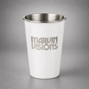 Vaso metálico de acero inoxidable personalizado de 350 ml o 500 ml
