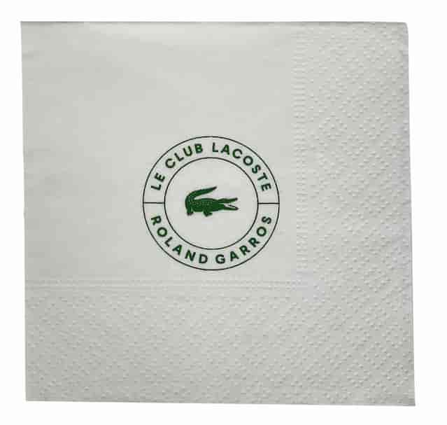 Servilletas de cóctel personalizada 20x20 cm - Plegada 10x10cm