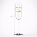 Personalzied crystal glasses and goblets