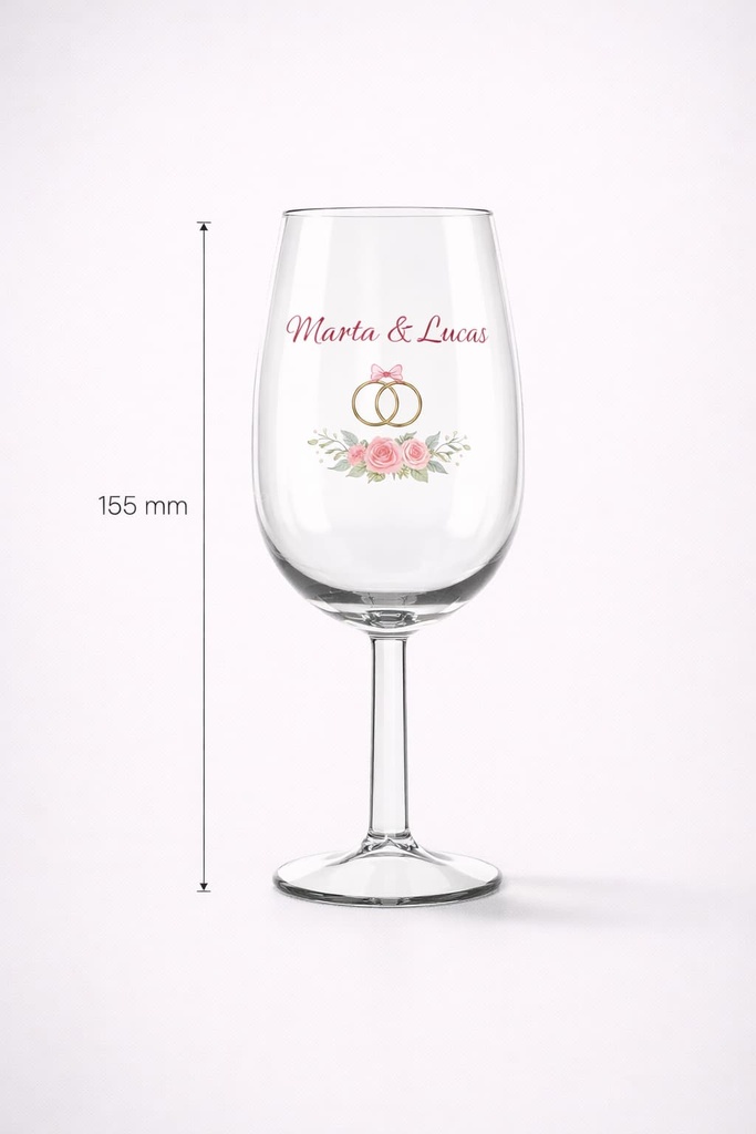 Vasos y Copas de cristal personalizadas