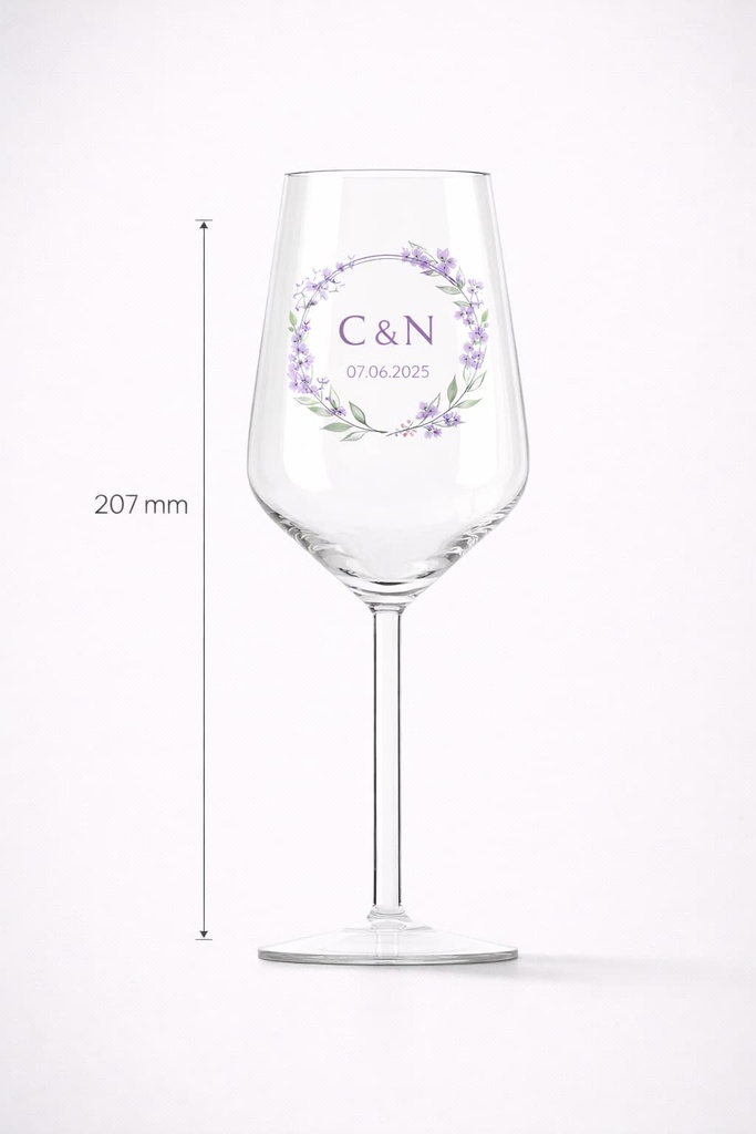 Vasos y Copas de cristal personalizadas