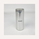 Lata de agua personalizada de 250 ml con gas o con un ligero toque de gas.