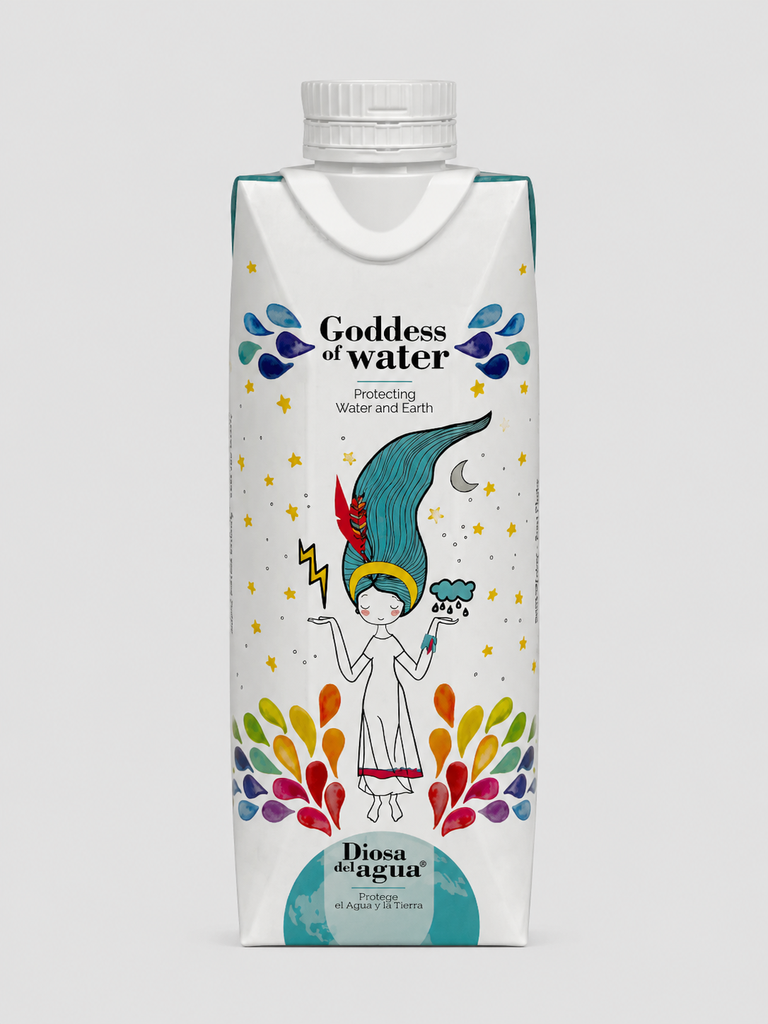 Diosa del Agua, agua en brick