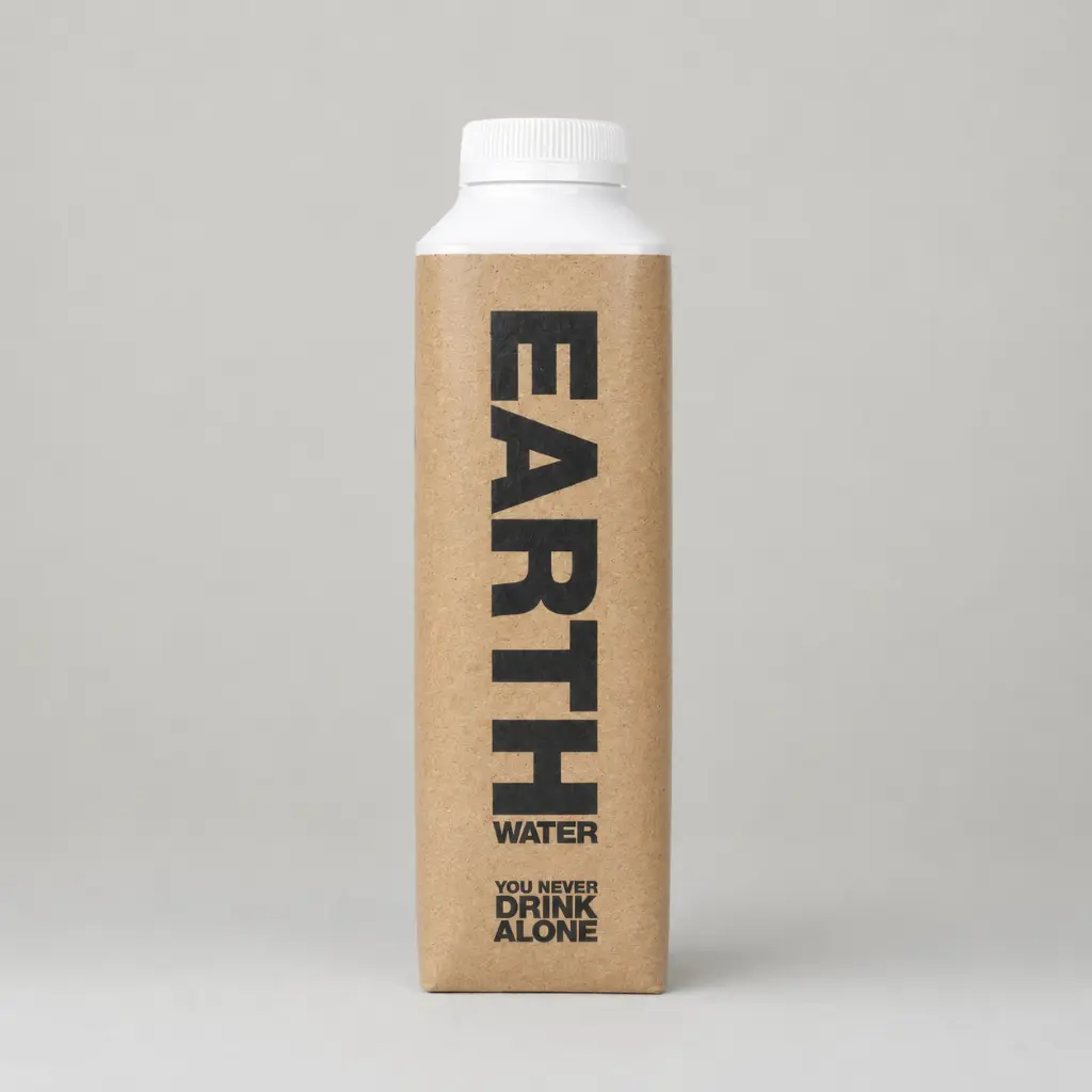 Earth Water, agua solidaria en Tetra Top de 33 cl o 50 cl
