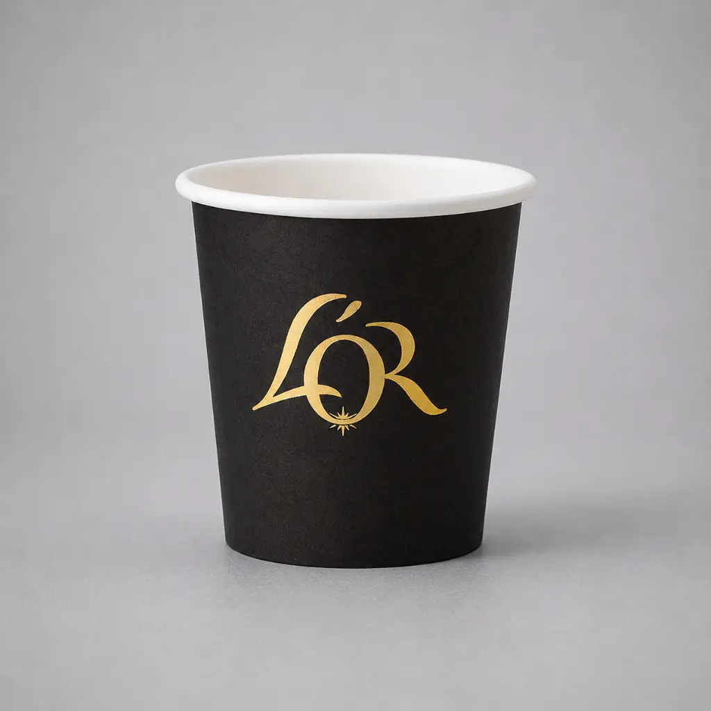 Vaso de cartón clásico con interior PE