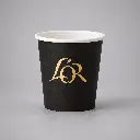 Vaso de cartón clásico con interior PE