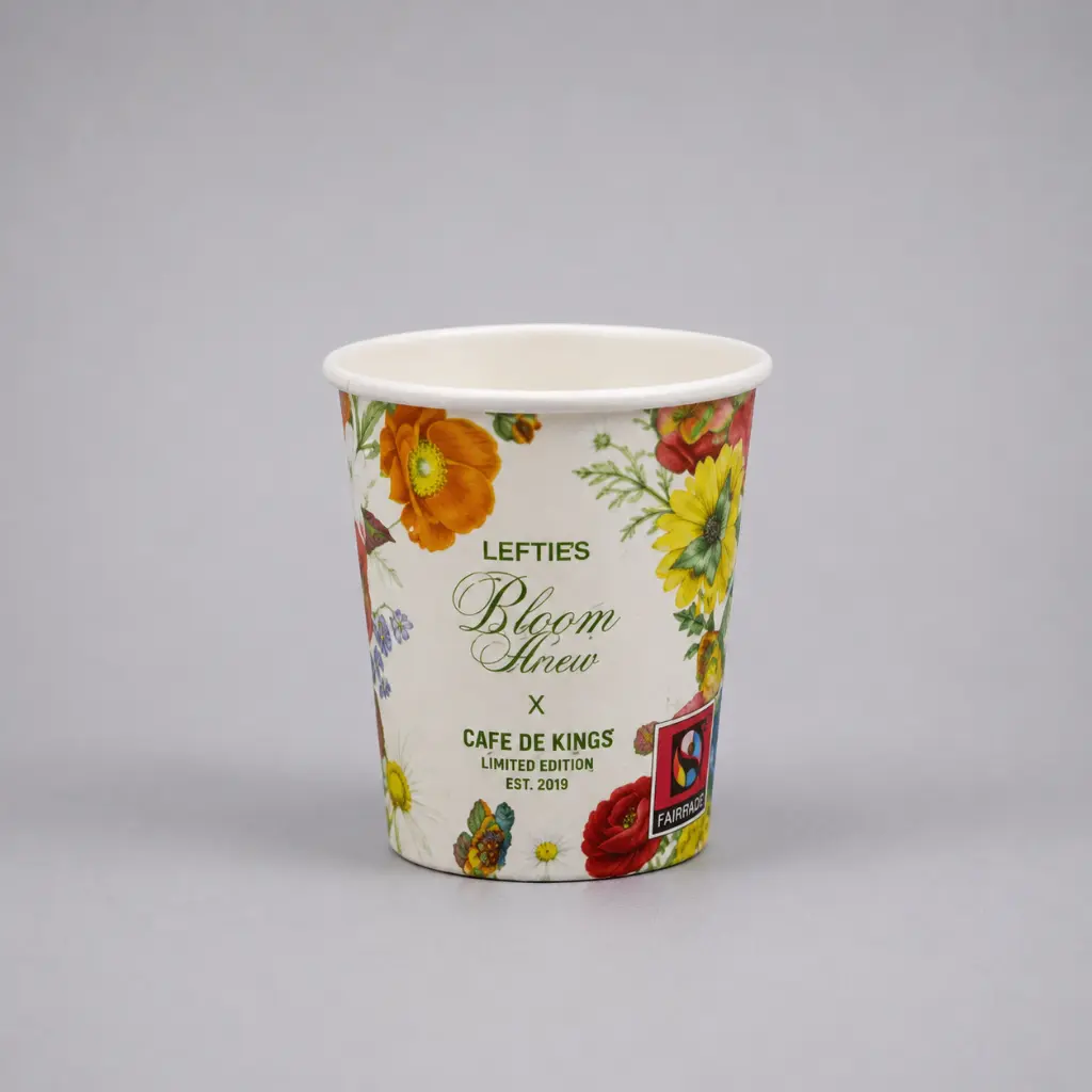 Vaso de cartón clásico con interior PE