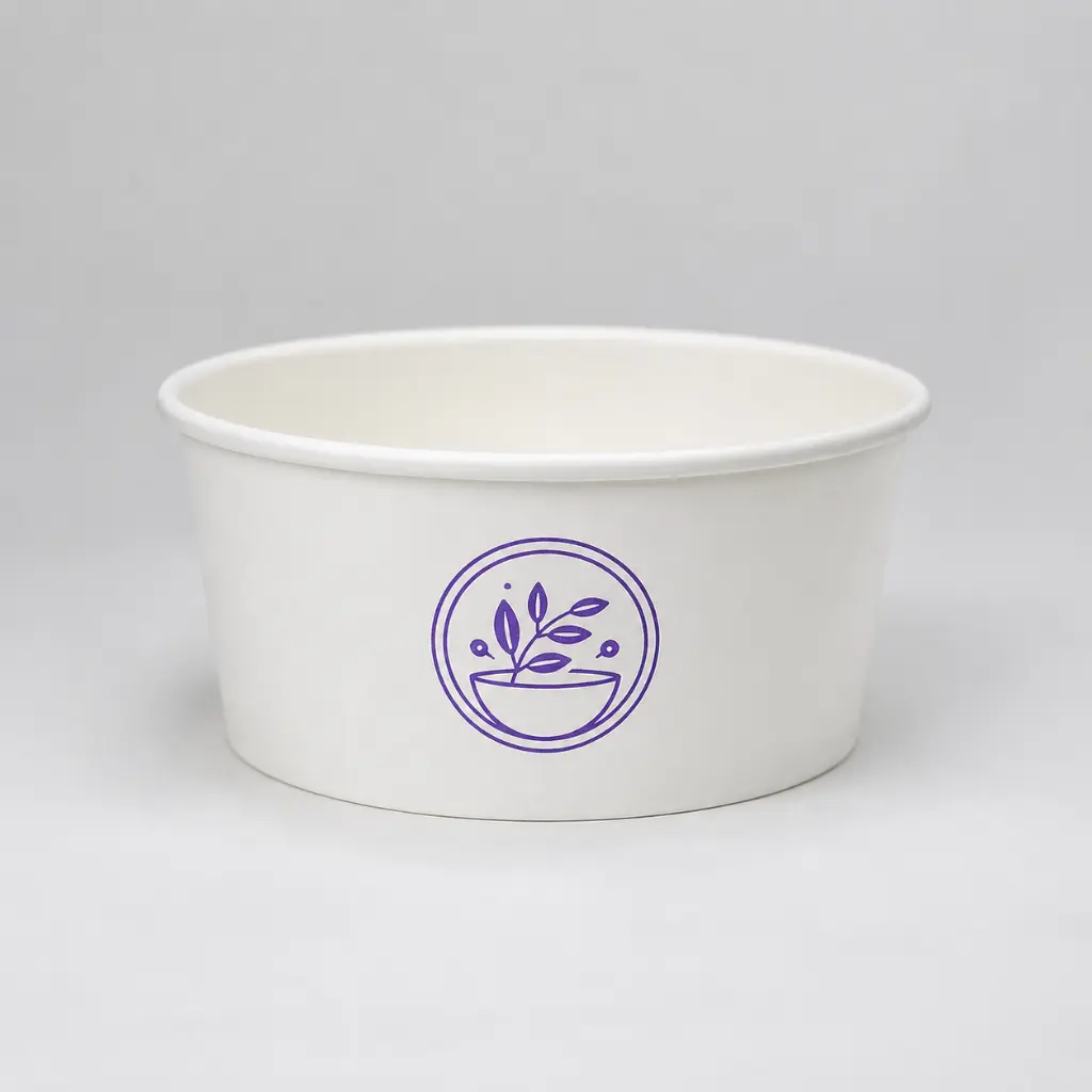 Ensaladera de cartón personalizada