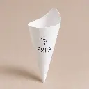 Cono de papel para alimentación personalizado