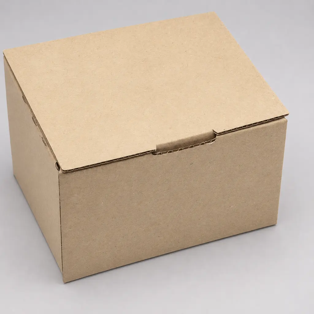 Tipo A. Caja cartón marrón